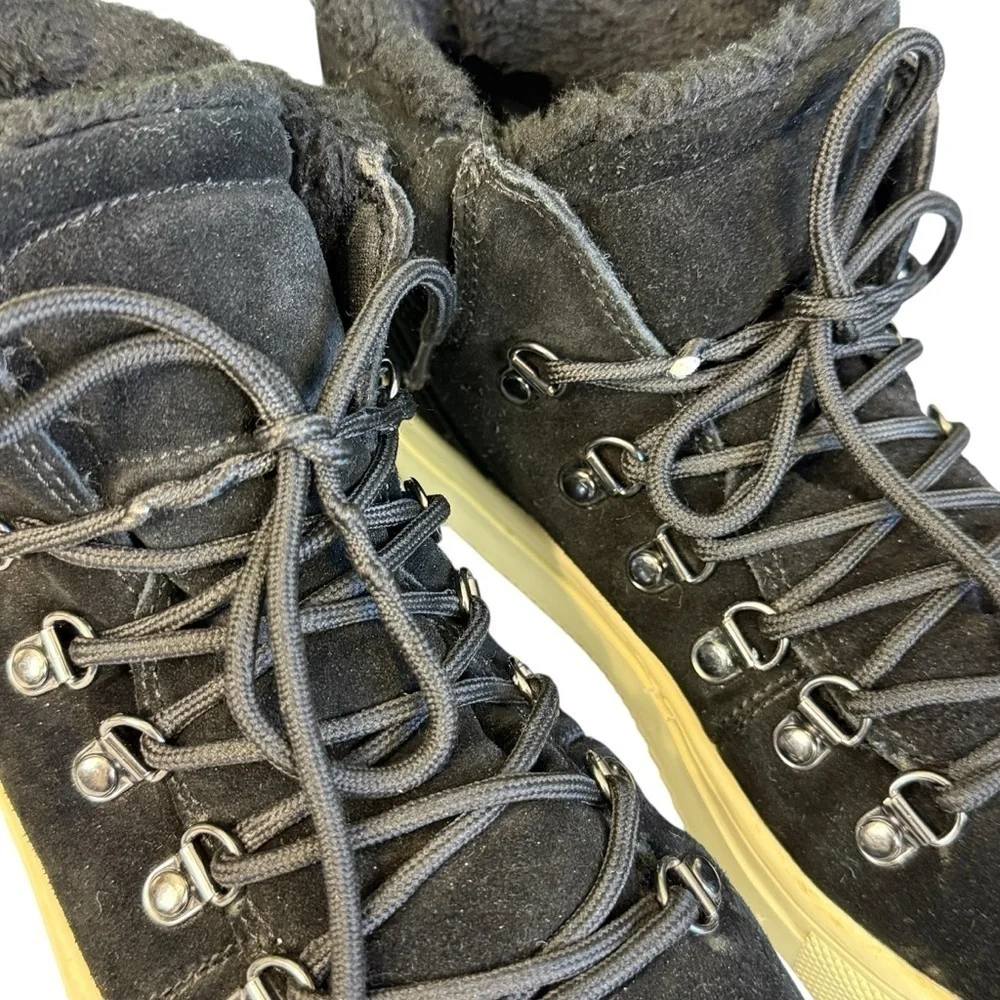 Marc Fisher LTD. Women's Sana Faux-Shearling High-Top Sneakers Size 9 #1723